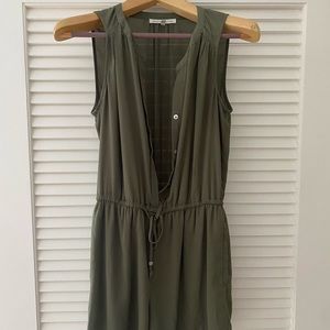 Olive green romper